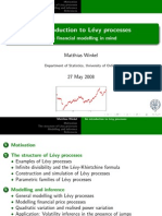 An Introduciton To Levy Processes With Fin Modelling in Mind - SLIDES