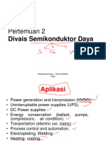 Komponen Semikonduktor Daya Pertemuan 2