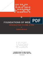 Foundations of Web Design: Introduction To HTML & Css