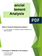 Financial Statement Analysis