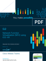 2020 BRKSPG-2724 Network Function Virtualization (NFV) Using IOS-XR