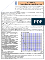 Exercices 3 Decroissance Radioactive