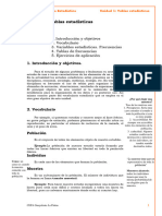 Tablas y Estadística. Introducción A Las Estadística