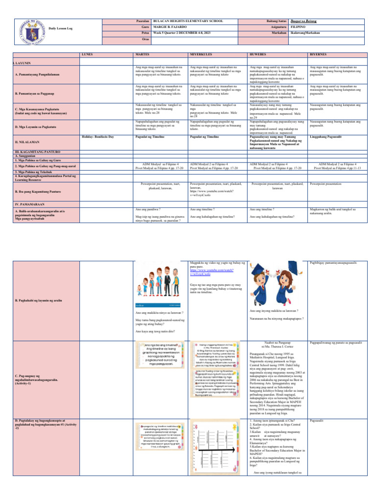 Filipino 4 - Q2 - Week 5 | PDF