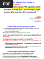 Unit-2.3 Local Search Algo and Optimization Problems