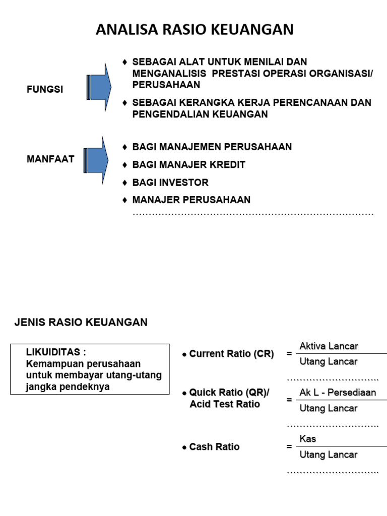Analisa Rasio Keuangan Perusahaan | PDF