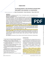 Effects of Class II Elastics During Growth On The Functional Occlusal Plane According To Skeletal Pattern and Extraction Vs Nonextraction