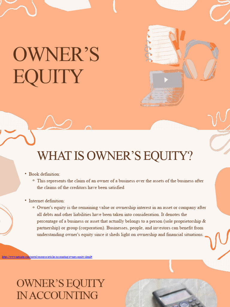 Understanding Owner's Equity in Accounting | PDF | Equity (Finance ...