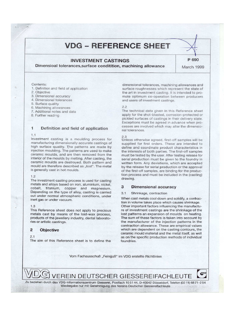 VDG P690 | PDF