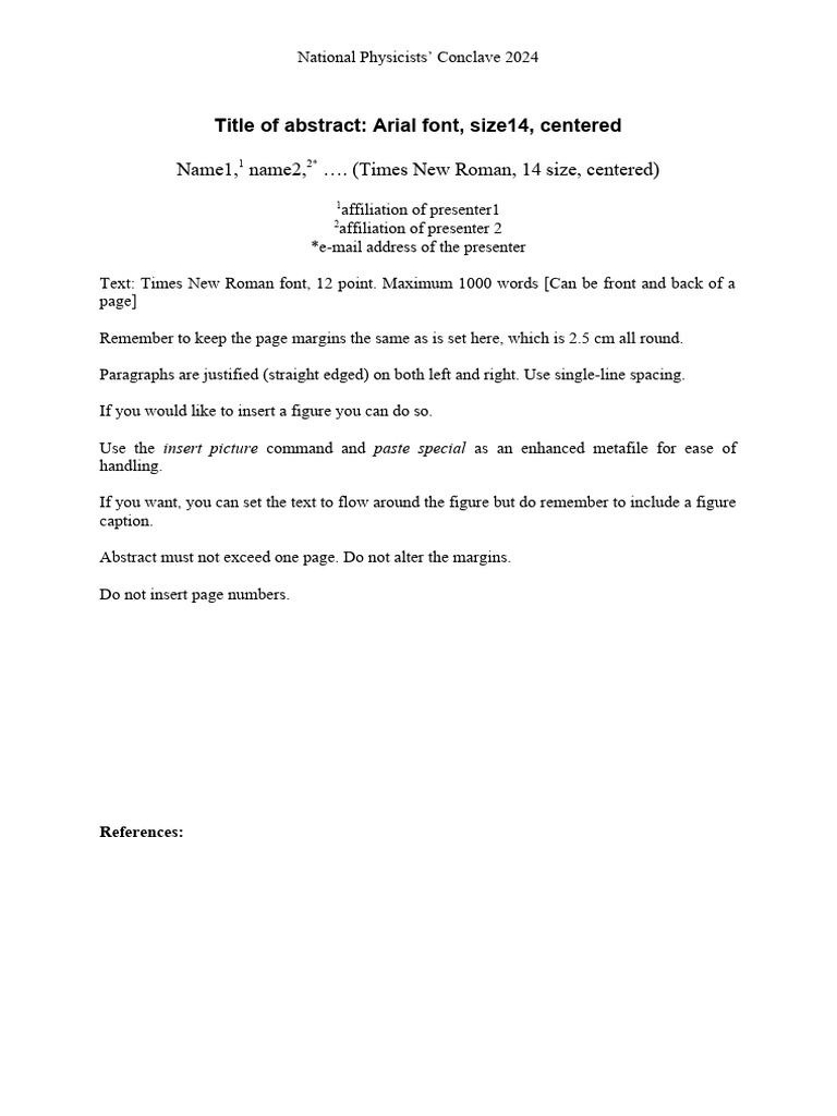 NPC 2024 Abstract Template PDF