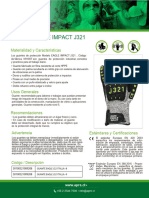 Ficha Tecnica Guante Antigolpe j321