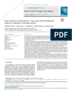 Lung Cavitation To Pneumothorax A Case Report of 2024 International Journa