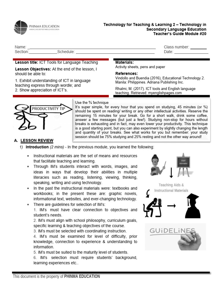 Edu542 Sas Lesson 20 Download Free Pdf Educational Technology