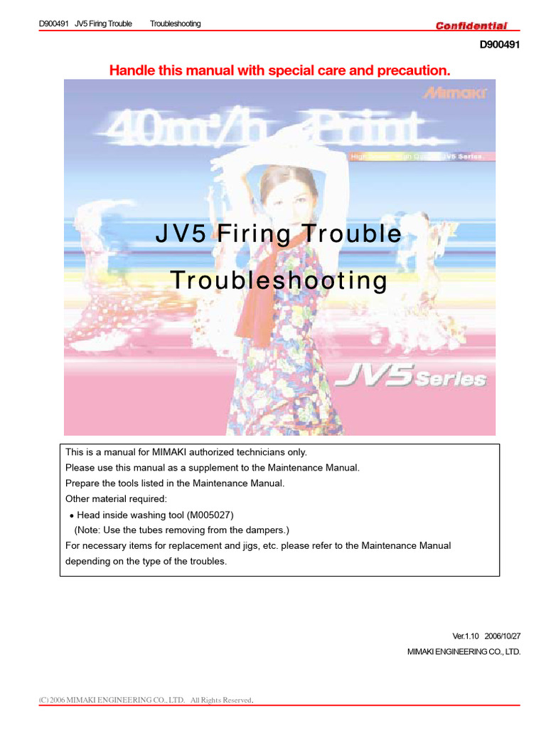Ink Trouble Shooting Procedure Pdf Valve Pump