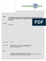 2022 - TORAL - The Nabatean Agriculture by Ibn Wahshiyya - Brill - Author's Manuscript