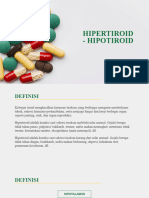 Patologi Klinik - Hipertiroid Hipotiroid