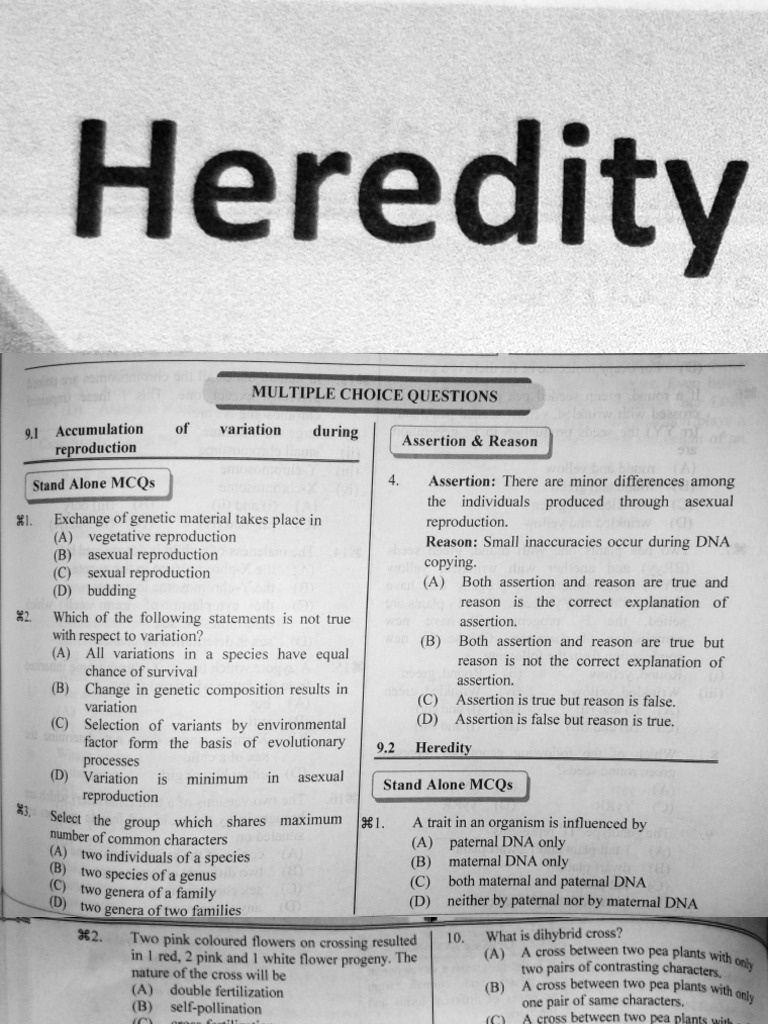 HEREDITY STUDY GUIDE PDF visual data 7