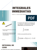 Integrales Inmediatas