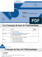 Module1 - Sequence 2 - Concepts de Base de L - Infromatique