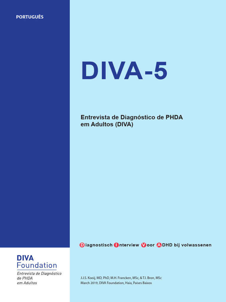 Diva 2 0 dsm 5 pt pt pdf transtorno de d ficit de aten o e