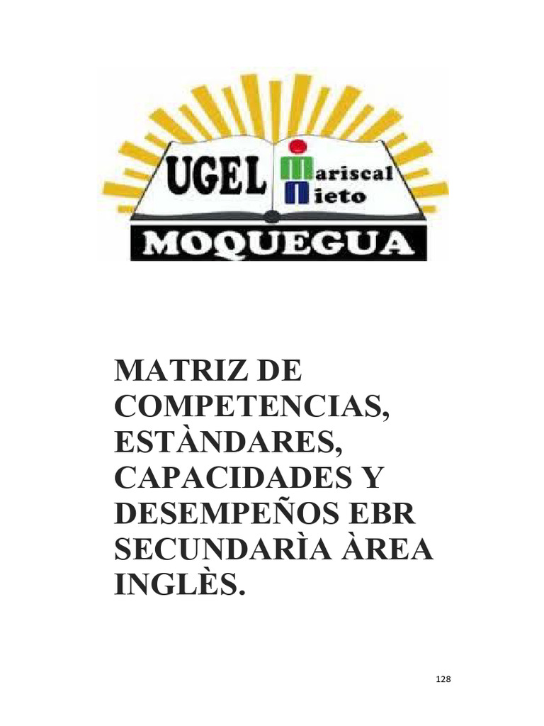 MATRIZ INGLÈS PDF Experiencia Segundo lenguaje