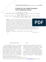 Optimization of Planar Five Bar Parallel Mechanism V 2005 Chinese Journal of