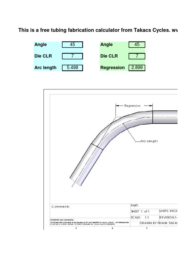 Tubing Fab Calculator PDF