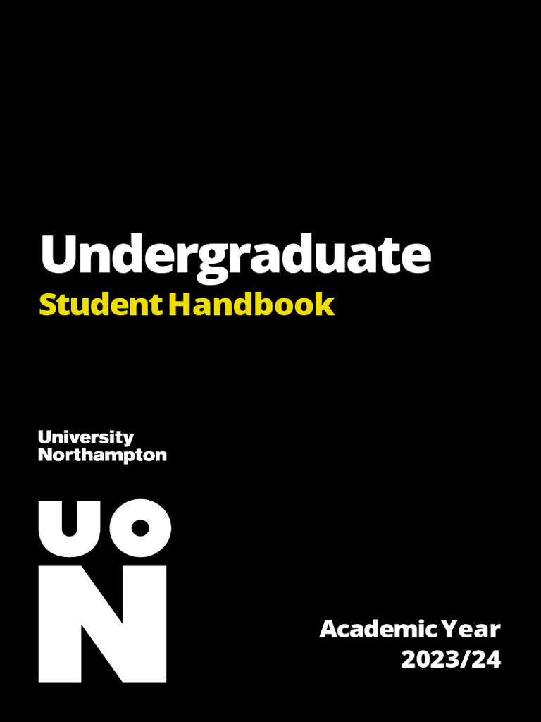 University of Northampton Student Handbook | PDF | Microsoft Office ...