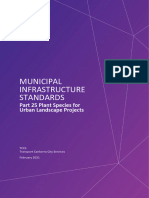 Municipal Infrastructure Standards 25 Plant Species For Urban Landscape Projects