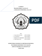 Laporan PKL - PT - Sbi - Mahasiswa STR Kesling Poltekkes Kemenkes Yogyakarta 2022