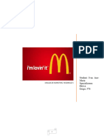 Analiza de Marketing McDonald's