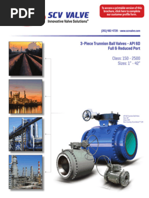 Trunnion Ball Valve Brochure
