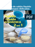 Receita de Sabão Líquido para Roupas Delicadas PDF