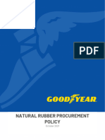 Goodyear Natural Rubber Procurement Policy
