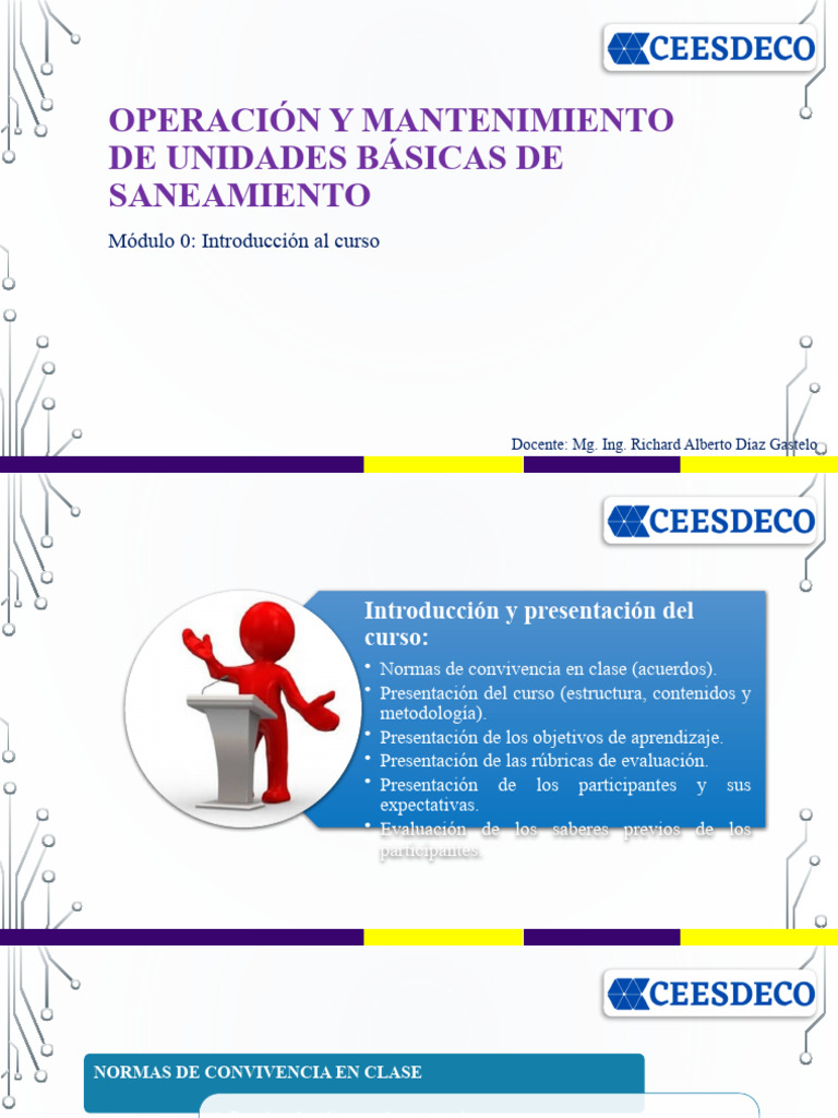 Módulo 0 - UBS | PDF | Tanque séptico | Saneamiento