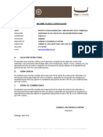 Informe Técnico Obras de Construccion Recepcion 2013