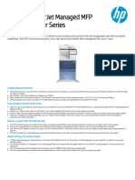 HP Color Laserjet Managed MFP E877Dn Printer Series: Datasheet