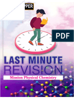 IMP Last Minute Revision Formulae Physical Chemistry