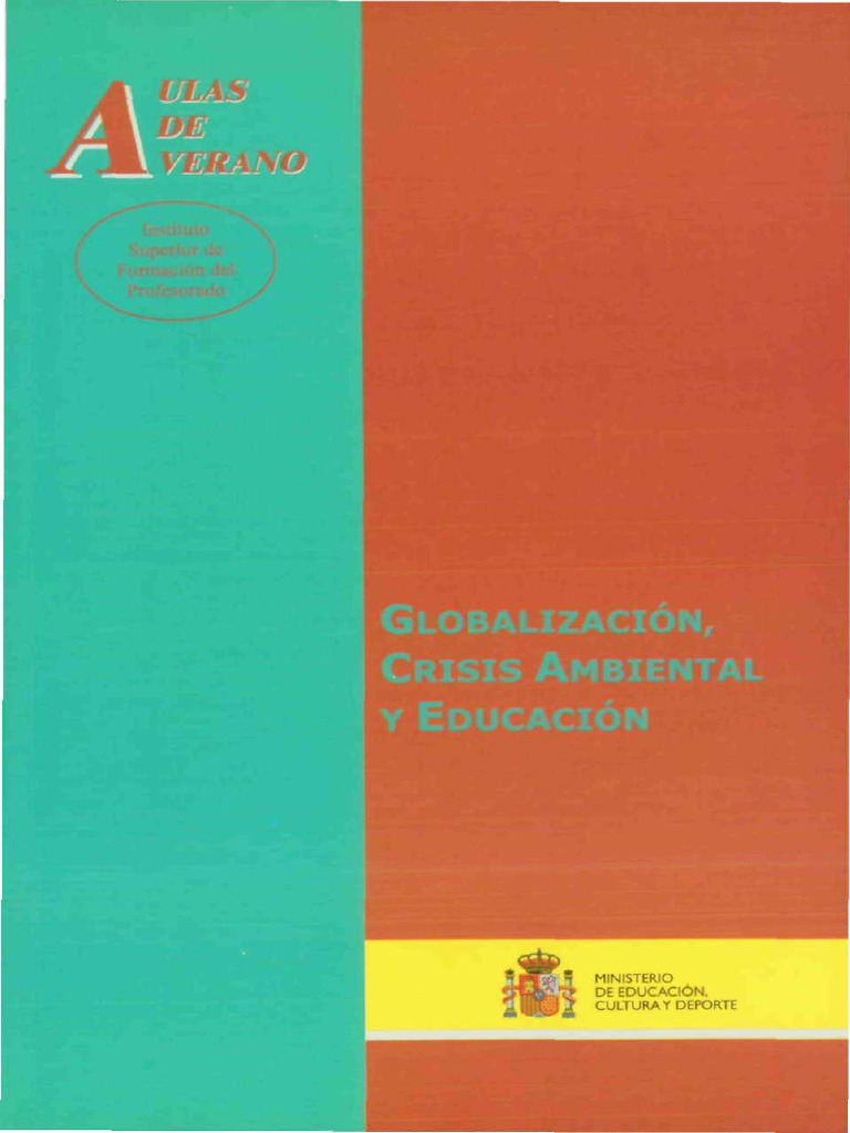 Globalización Crisis Ambiental Y Educación Pdf Crecimiento