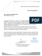 Carta Responsiva Roca