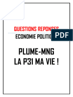 P31 Economie Politique Questions Reponses