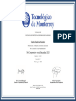 CertificateOfCompletion Compromiso Con La Integridad