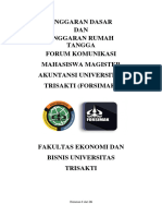 Forsimak 2021-2022 - Kesekretariatan - AD/ART