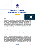 62 La Question À 1 Million - Passé Composé Ou Imparfait