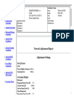 Network Adjustment Report BMoc