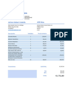 Factura Proforma - Alarma Carpa Grande APB