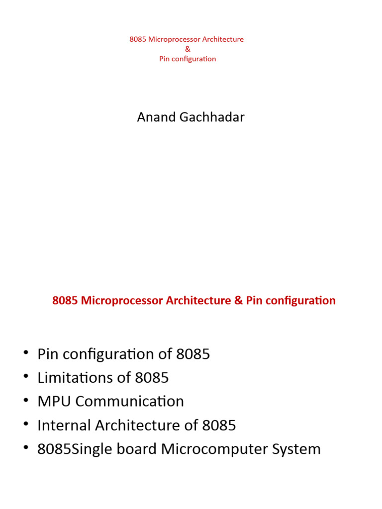 Microprocess Architecture | PDF | Input/Output | Computer Data