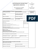 Antrag National Visa Data