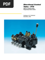 Parker (PCL401, PCL402, PCL404, PCL405) Hydraulic Proportional Remote ...
