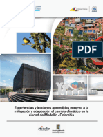 Playbook (Experiencias y Lecciones Aprendidas Entorno A La Mitigación y Adaptación Al Cambio Climatico en La Ciudad de Medellín-Colombia)